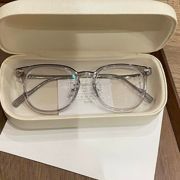 Translucent frame (metal nose pad)