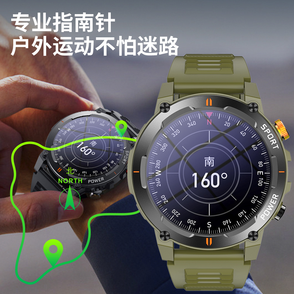 Modelo privado J300 transfronterizo Huaqiangbei monitoreo de frecuencia cardíaca azúcar en sangre ECG pulsera deportiva Bluetooth reloj inteligente para hombre