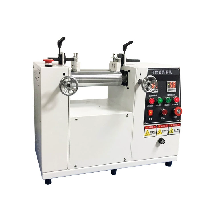 Настольный тип открытой резиновой машины пластиковый резиновый небольшой резиновый станок двухвалковый рафинер электрический нагрев каучук