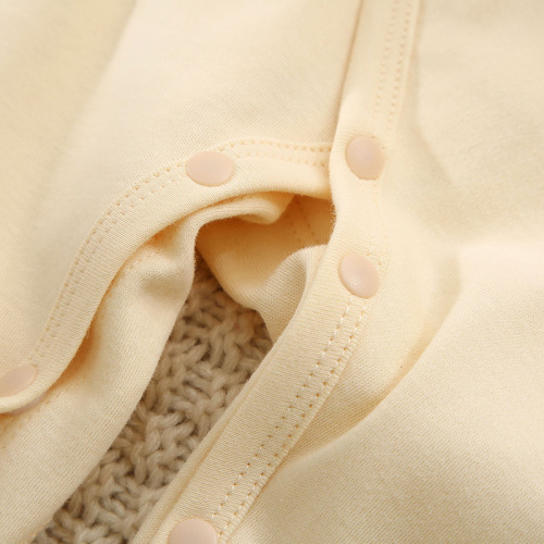 I Love Dad I Love Mom Four Seasons Newborn Baby Boneless Jumpsuit Romper Long Sleeve Harness Ins Style