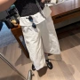 七分口袋宽松新品阔腿裤
