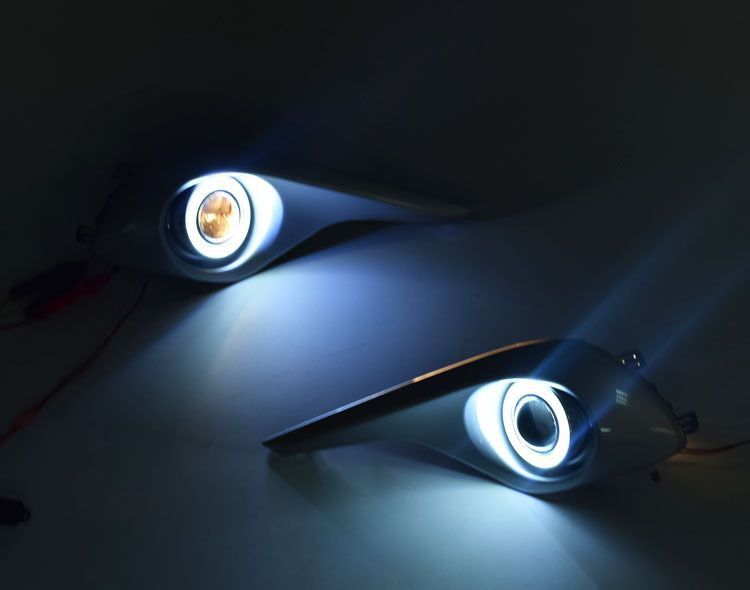 Suitable for 12-13 Highlander Daytime Running Lights Modified Fog Lights Toyota Highlander Special Led Daytime Running Lights
