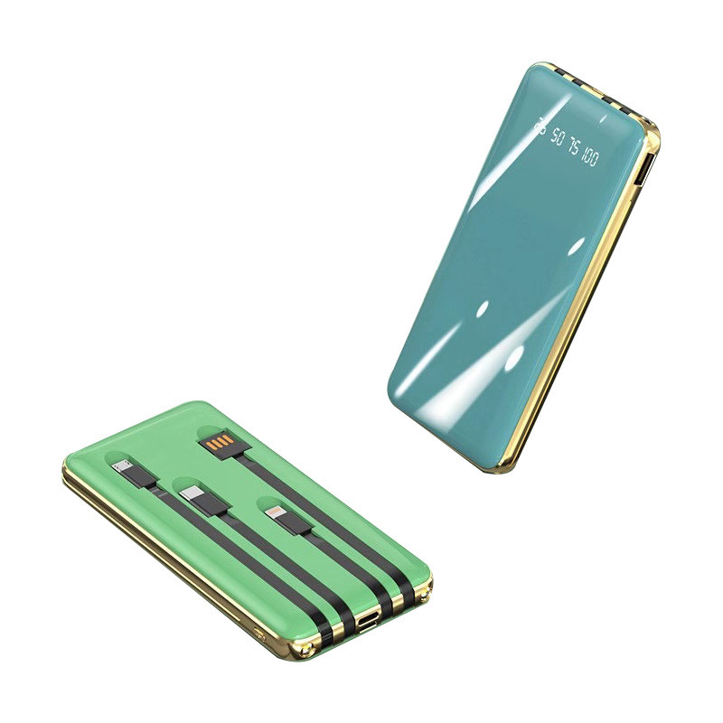 20000 mAh gran capacidad teléfono móvil cargador portátil fuente de alimentación portátil pantalla de espejo de salida porosa pantalla inteligente