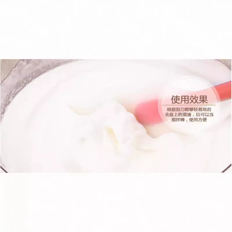 Силиконовая интегрированная лопатка, пищевой класс FDA, прозрачная, 28 × 5.5 см, большой кондитерский шпатель