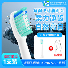 适用飞利浦6系9系电动牙刷头无铜/无金属牙刷头HB-B10/单支装
