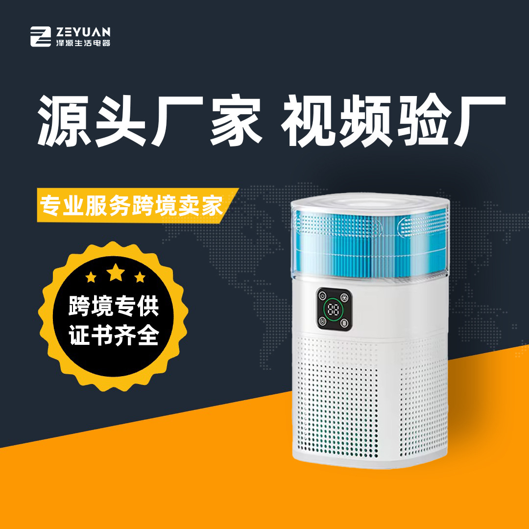 Air Purifier, Household Smart Humidifying and Purifying Two-In-One Negative Ion Bedroom Air Freshener, Factory Source