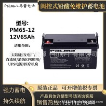 PALMA八马蓄电池PM65-12网络数据中心备用电池12V65AH铅酸免维护