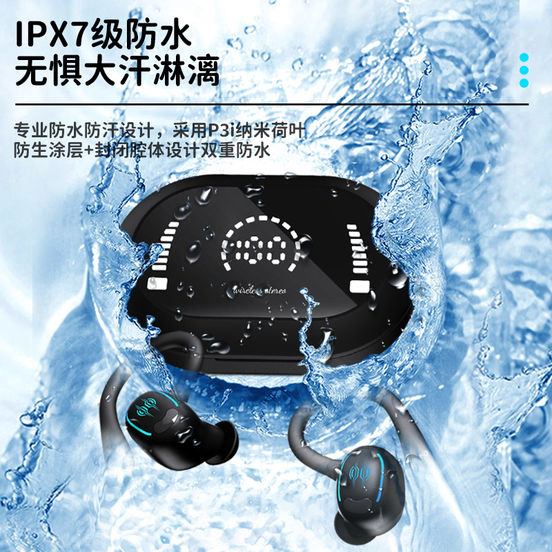 Auriculares Bluetooth 5,3 montados en la oreja ENC de doble cámara de reducción de ruido Transfronterizos de Venta caliente auriculares Bluetooth YYK-635