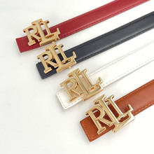新款字母RLL皮带女士时尚百搭腰带女毛衣裙子休闲裤女裤腰带现货
