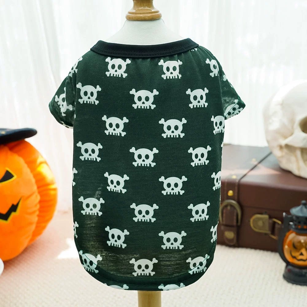 Хэллоуин питомцы собаки кошки одежда принадлежности черепа оптовая продажа одежда тонкий призрак фестиваль Тедди Биби Медведь Бомей