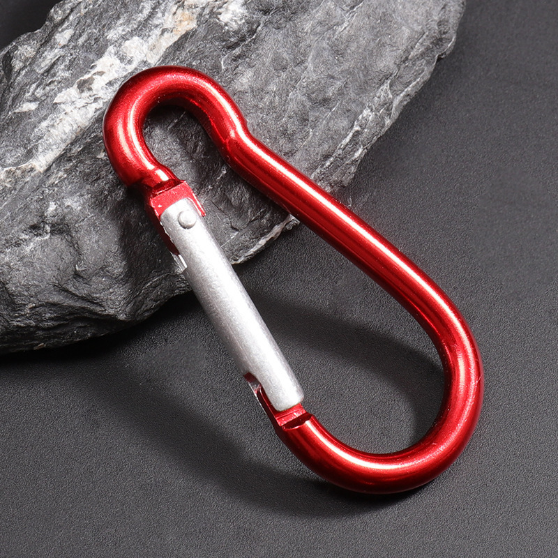 工場直販 ひょうたん型吊りカラビナ カラフルキーホルダー アルミ合金吊りバックパックバックル キーホルダー No.5 ひょうたん|undefined