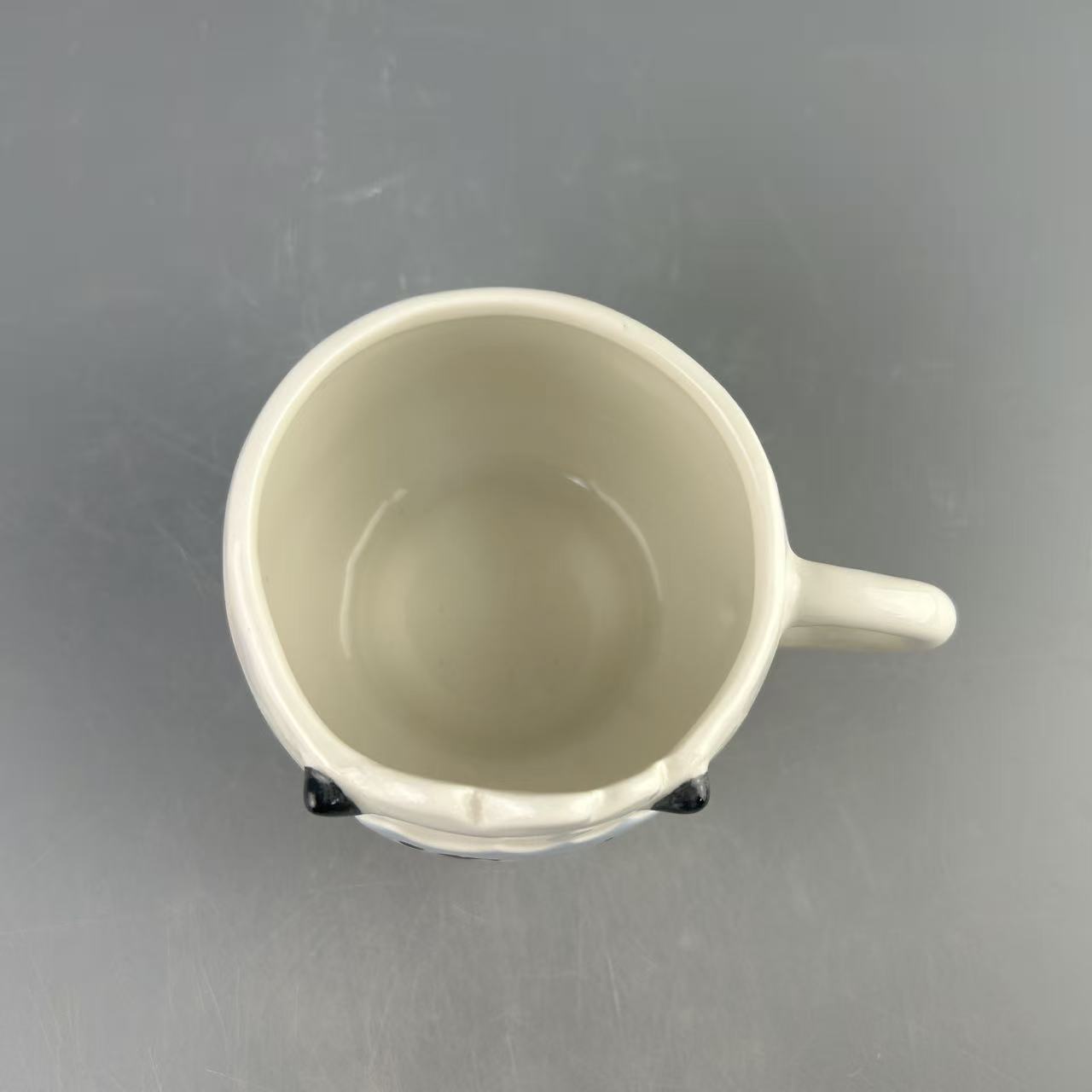 Customizado nuevo monstruo pequeño modelado taza de cerámica taza de agua logotipo imprimible
