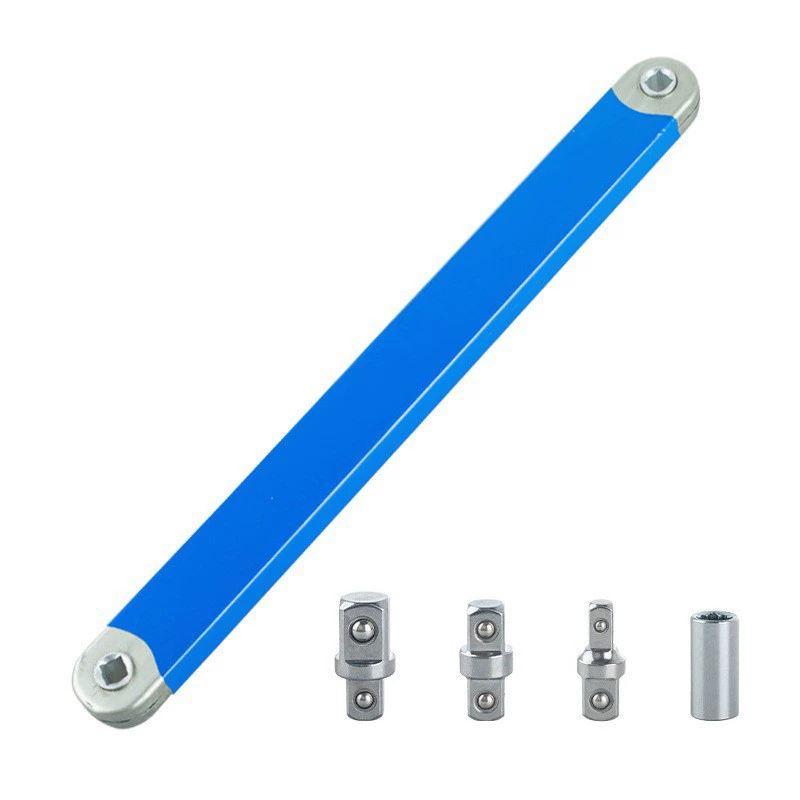 Multi -function extension wrench spiny wheel extension wrench dual -use wrench Offset extension wrench