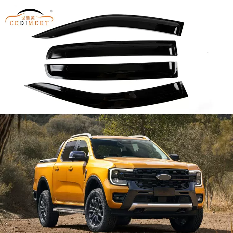 适用福特RangerT6/7/9巡逻者游侠车窗遮挡雨板雨眉皮卡汽车晴雨挡