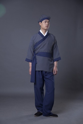 Adult costume Hanfu shop waiter costume ancient dramatist maid teahouse hotel waiting room work performance costume