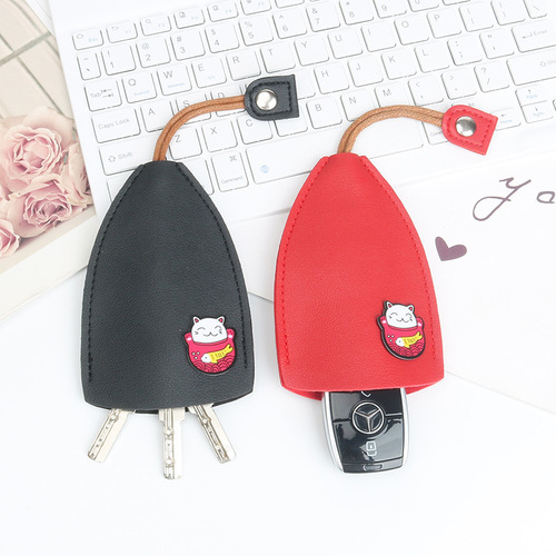 Fashionable and creative pull-out cartoon cute personalized ladies car key bag storage Volkswagen Benz compact mini