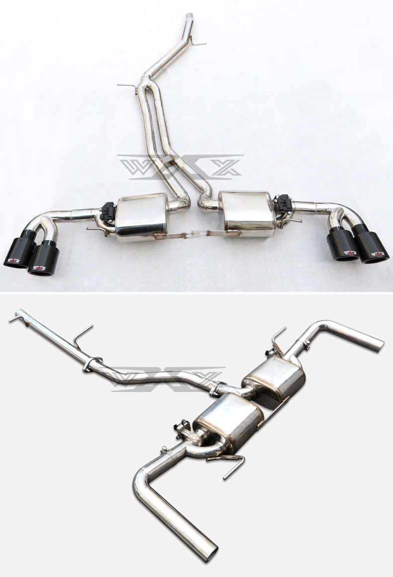 Suitable for Volkswagen Tiguan L Touang X Touareg Exhaust Pipe Modification Sound Wave Mid-tail Valve Explodes Street Running Sound