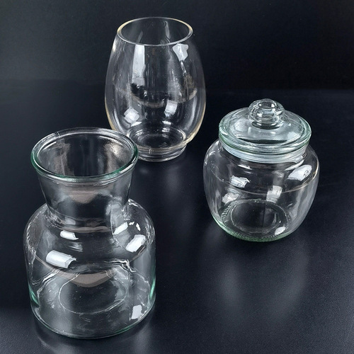 Handmade creative diy material children's mosaic glass candlestick base embryo kindergarten children and students gifts
