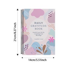 跨境现货Gratitude Workbook感恩计划工作簿计划本