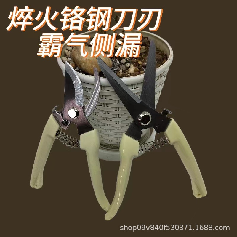 现货优惠供应园艺剪 强力树枝剪 修枝剪 花园剪摘果剪 家用花艺剪