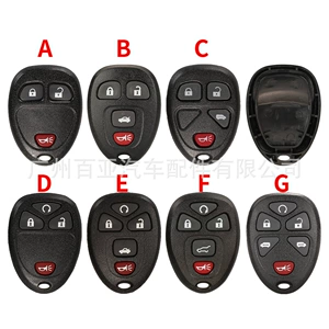 Chevrolet Buick 3-6 Düyməli Pult Açar Korpusu (Batareya Tutucusuz)