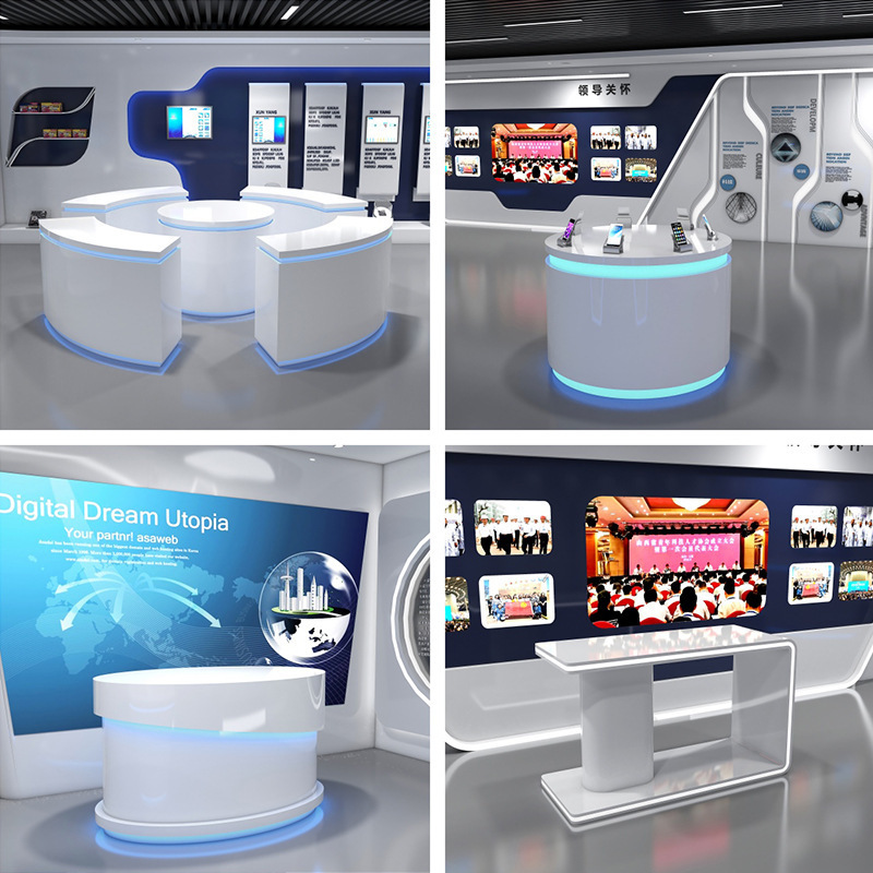 Booth, display stand, paint experience table, company product display cabinet, center island exhibition cabinet, display cabinet, showcase