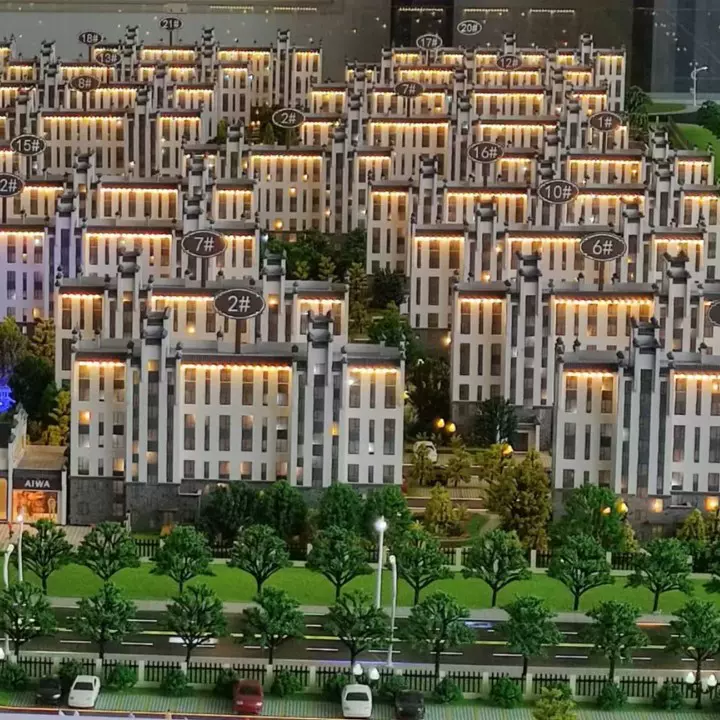 批发房地产沙盘模型别墅自建房沙盘模型建筑房地产设计制作模型