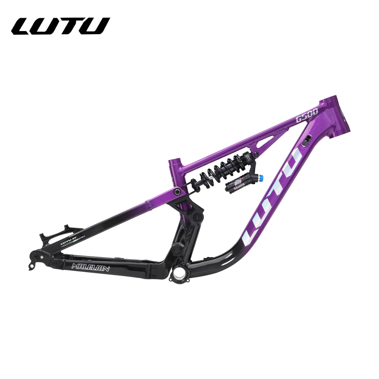 LUTU 24" Full Suspension Mountain Bike Boost Frame + Coil Sh