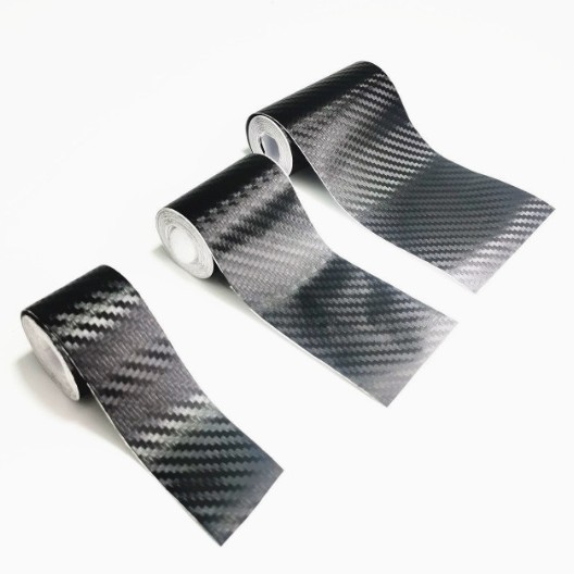 Carbon Fiber Car Decoration Color-Changing Film, Car Threshold Strip Anti-Scratch Sticker, Anti-Kick Sticker, Trunk Protection Film