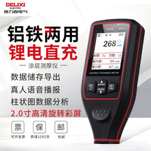 德力西电气涂层测厚仪 铁铝两用汽车漆膜仪 锂电充电数显测厚仪器