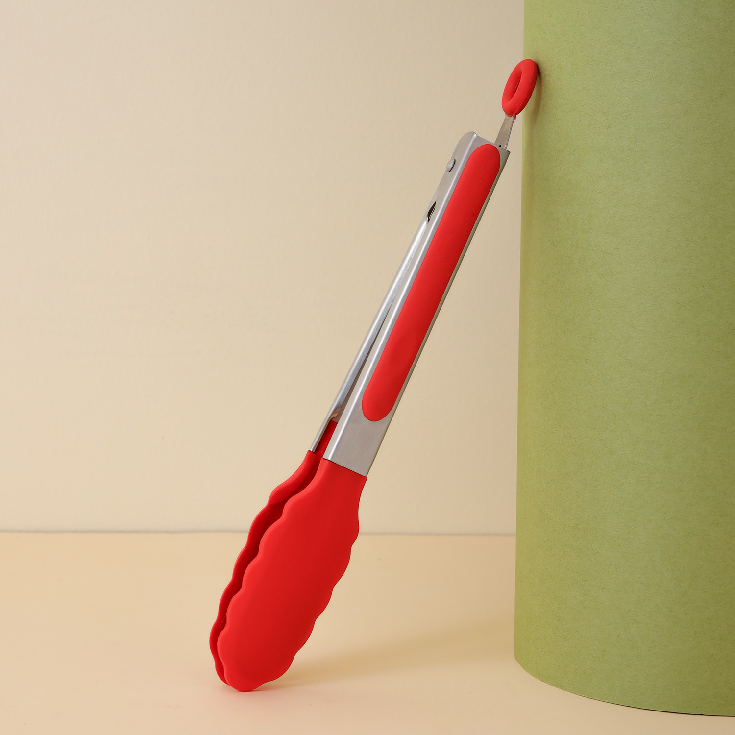 Clipe de alimentos de silicona de acero inoxidable de 9 pulgadas clipe PP clipe de alimentos clip de barbacoa al aire libre clip de barbacoa anti-calor clip de alimentos