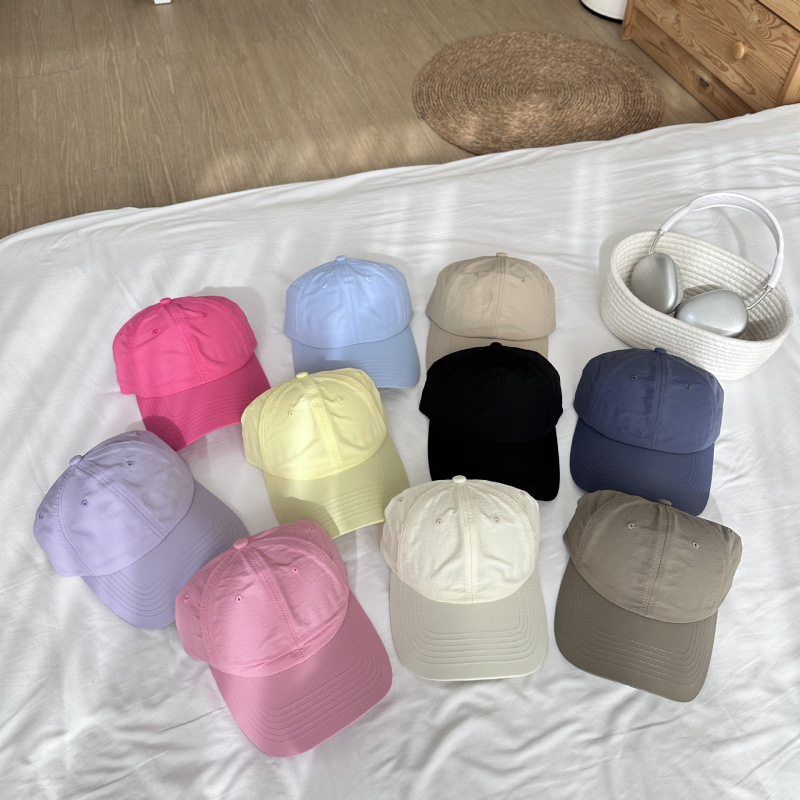 外贸晓玛标刺绣男女同款四季经典时尚百搭棉质卡其布棒球帽简约款