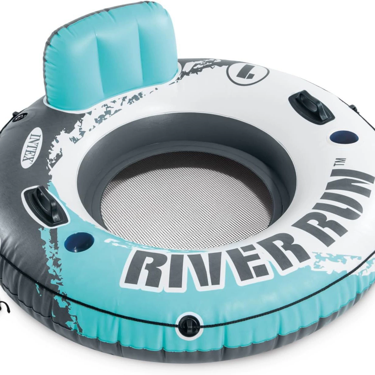 Трансграничные ПВХ надувные европейские и американские синие водные спинки сидячие одиночные двойные толстые шезлонги пляжный бассейн плавательный круг