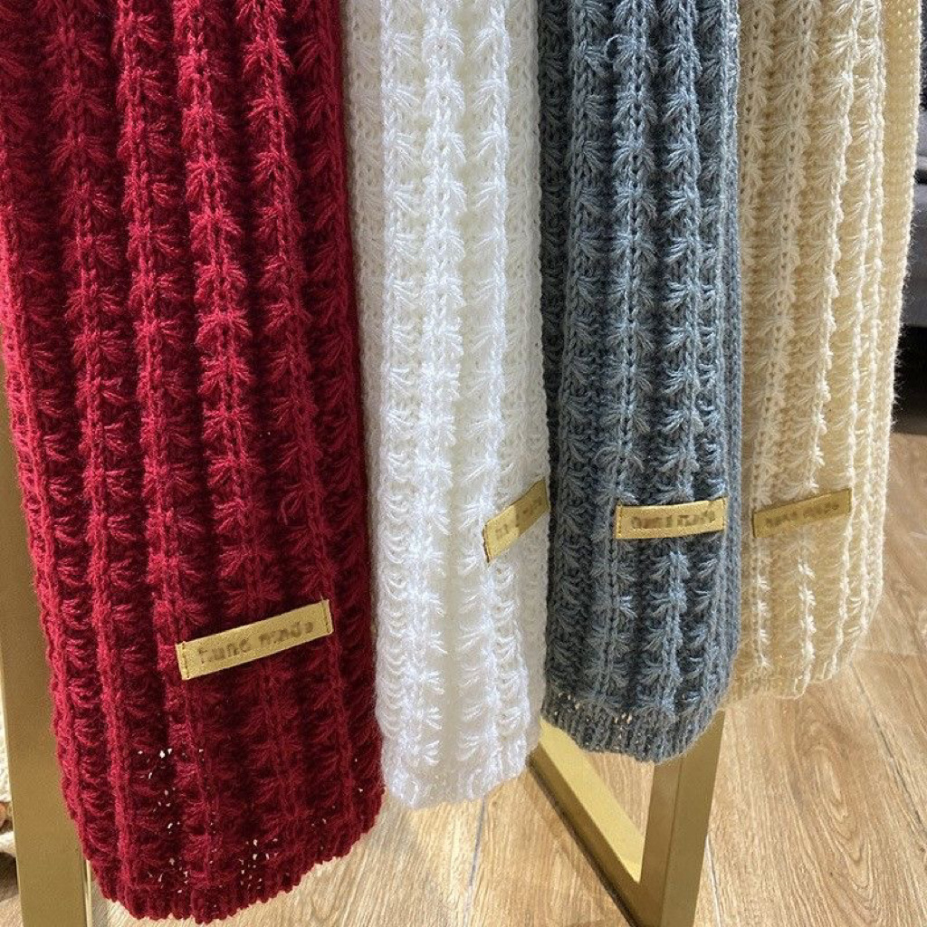 Extended Windproof Solid Colour Scarf For Women Elegant Scarf_voghion.com