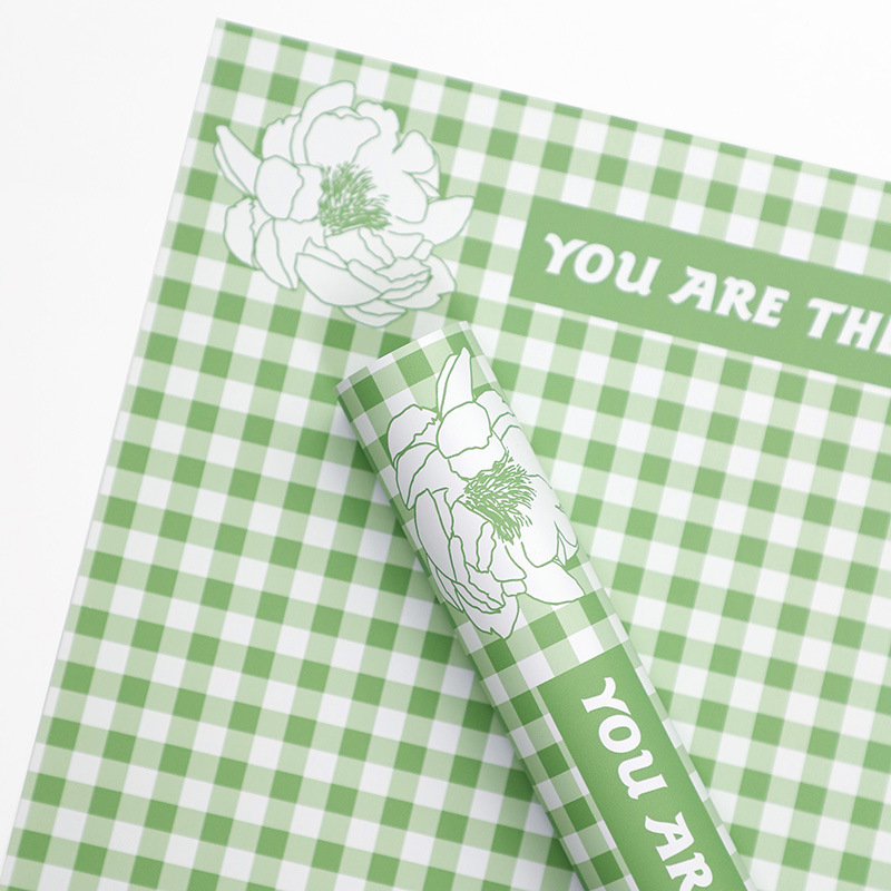 Fabricantes de fiestas de flores nuevos productos de papel de embalaje de flores cuadrado ramo de flores materiales de florista papel de regalo DIY