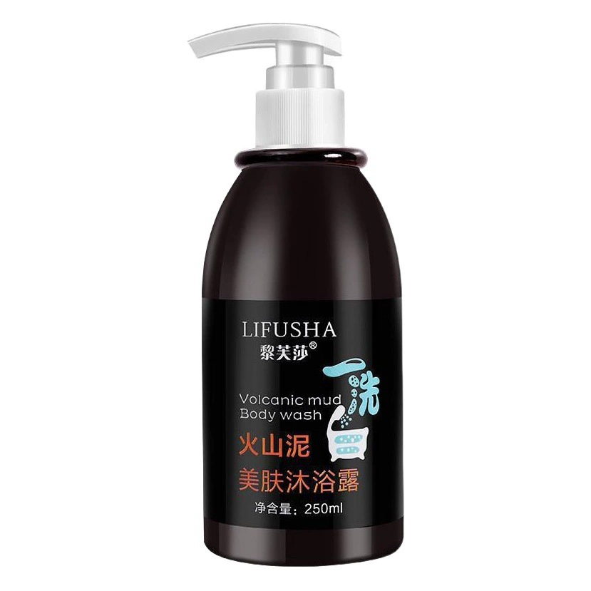 Трансграничный гель для душа с вулканической грязью Li Fusha Deep Sea Mud Body Wash Нежный белый стойкий аромат лосьон для ванны оптом