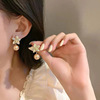 Small design earrings from pearl, trend of season, light luxury style, 2023 collection, city style, wholesale