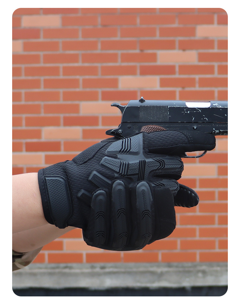 Protective Tactical Hiking Gloves Touch Screen Full Finger Combat_voghion.com