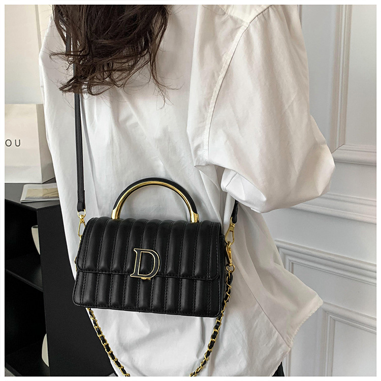 Hochwertige, leichte, luxuriöse, weiche Ledertasche mit bestickter Kette, kleine, duftende Tasche für Damen, vielseitige, modische Textur, One-Shoulder-Crossbody-Handtasche_voghion.com