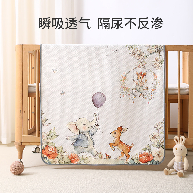 Baby Changing Pad Pure Cotton Waterproof Kidsren's Changing Pad Baby Bed Sheets Washable Breathable Large Size Mattress Aunt Pad