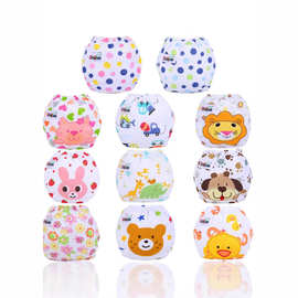 婴儿布尿裤薄款印花按扣尿布兜宝宝透气可调节尿布兜1-3岁
