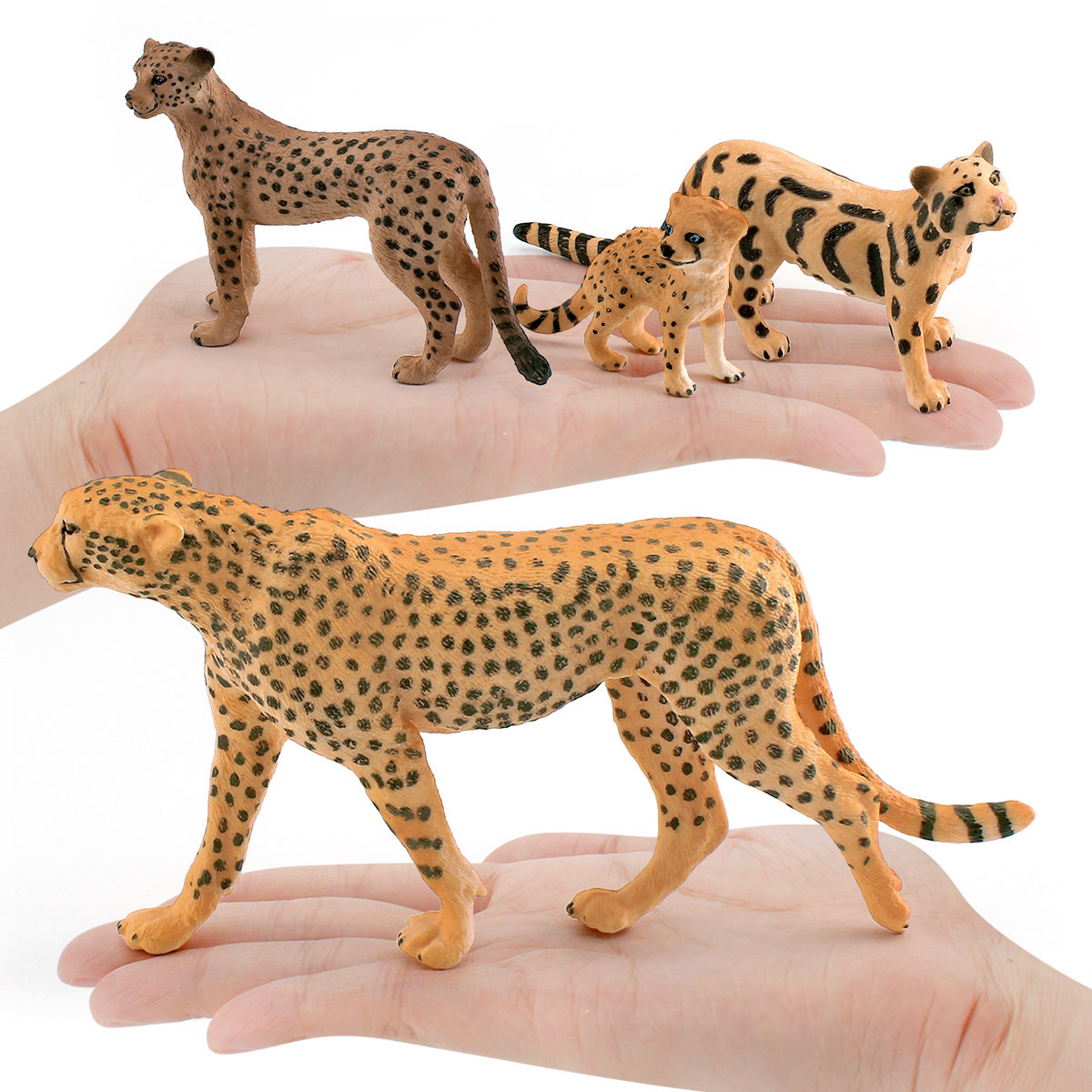 Transfronteriza simulación bosque animal Leopardo modelo guepardo nube leopardo Leopardo de la nieve leopardo indio Aiye Leopard escritorio decoración adornos