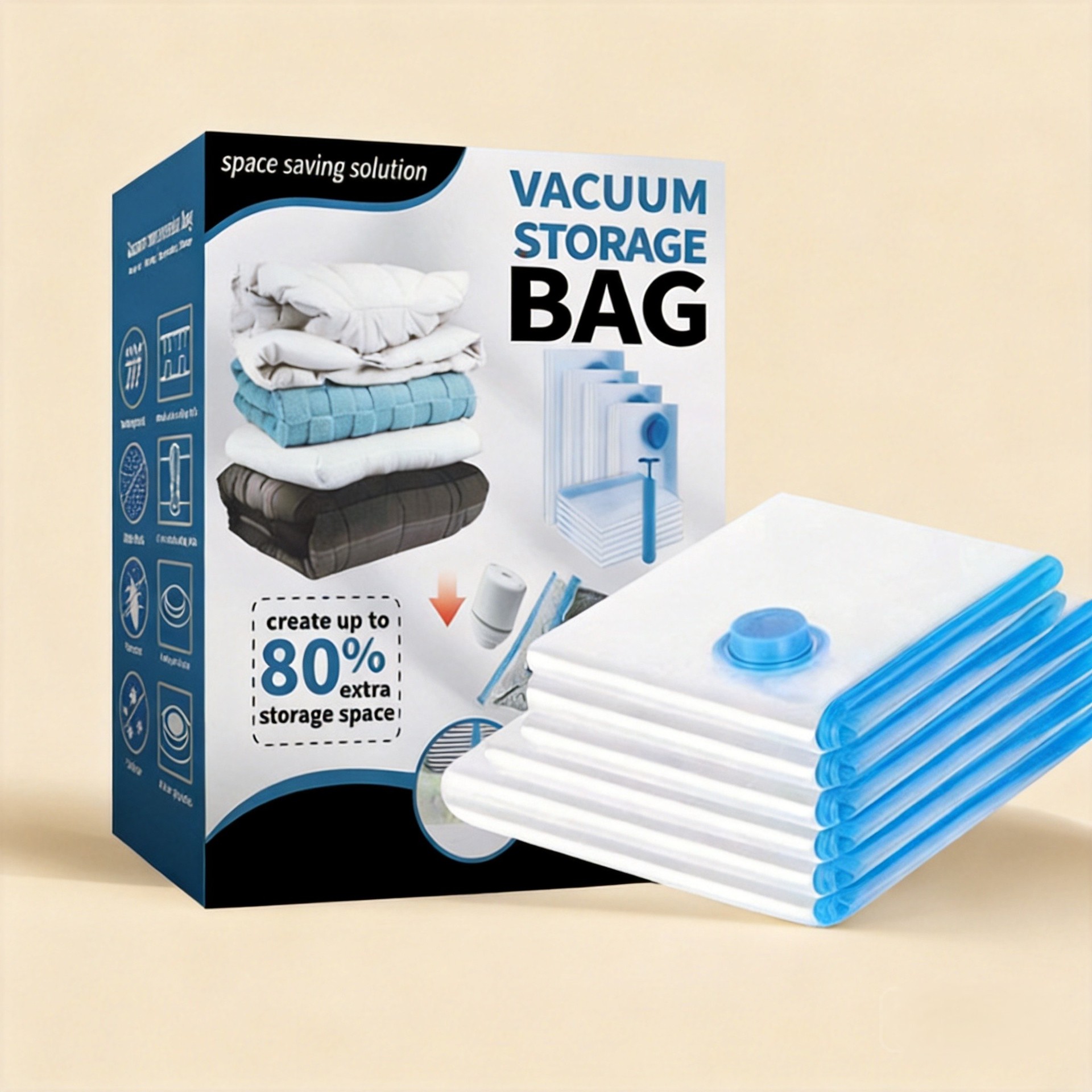 Almacenamiento al vacío, bolsas comprimidas, bolsas de bombeo eléctrico, bolsas de almacenamiento, edredones de ropa, existencias transfronterizas engrosadas, bolsas de almacenamiento al por mayor al vacío