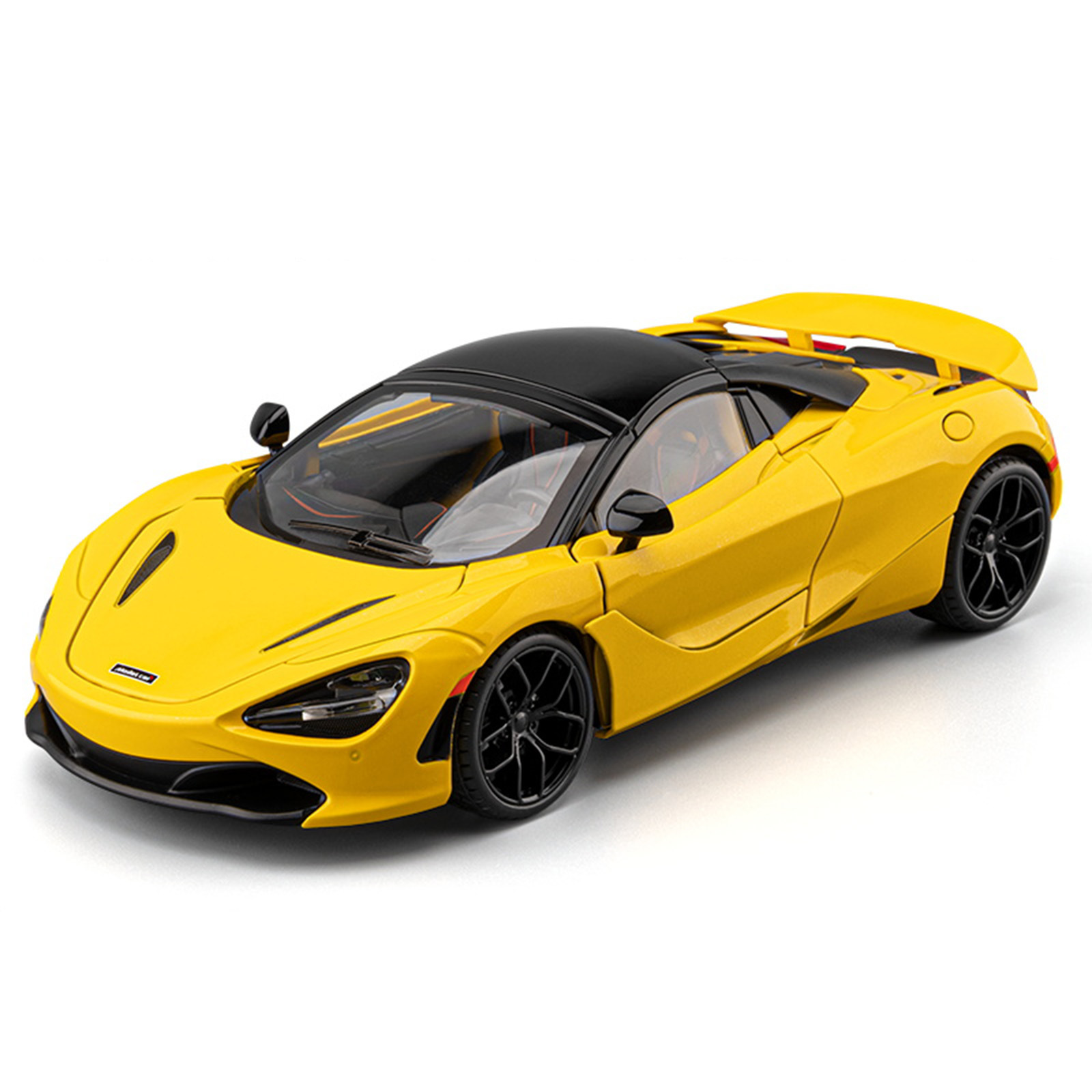 Che Zhi 1:18 McLaren 720S modelo de aleación simulación auto deportivo decoración del hogar giro de luz auto de juguete para niños