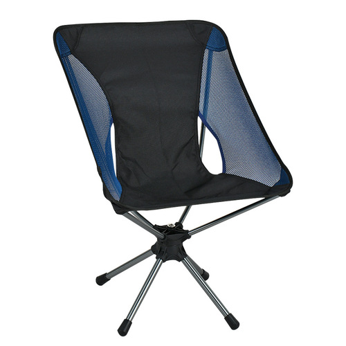 【Dropshipping】Folding Swivel Chair Aluminum Outdoor Folding Chair Camping Swivel Chair Portable Folding Stool