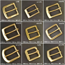 纯黄铜皮带扣男实心黄铜裤带头高档休闲腰带扣头裤带卡子马蹄扣头