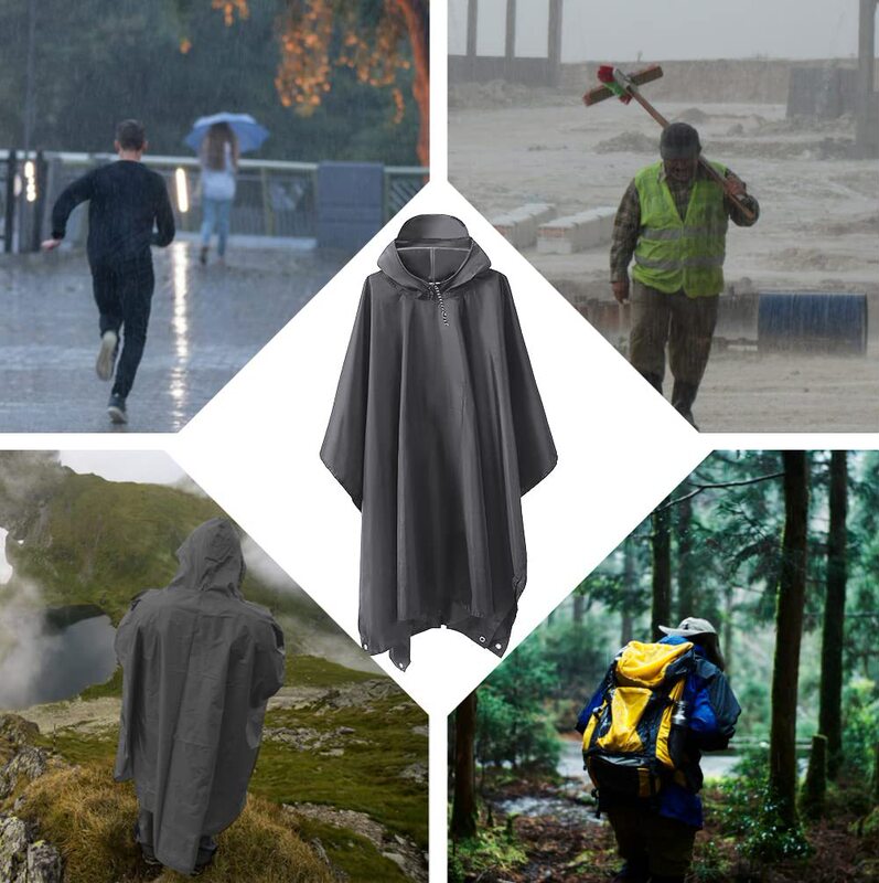 Foreign Trade Three-In-One Poncho Raincoat, Cross-Border Multifunctional Tarpaulin Ground Mat, Portable Pu One-Piece Rain Poncho Wholesale Foreign Trade Three-In-One Poncho Raincoat, Cross-Border Multifunctional Tarpaulin Ground Mat, Portable Pu One-Piece Rain Poncho Wholesale