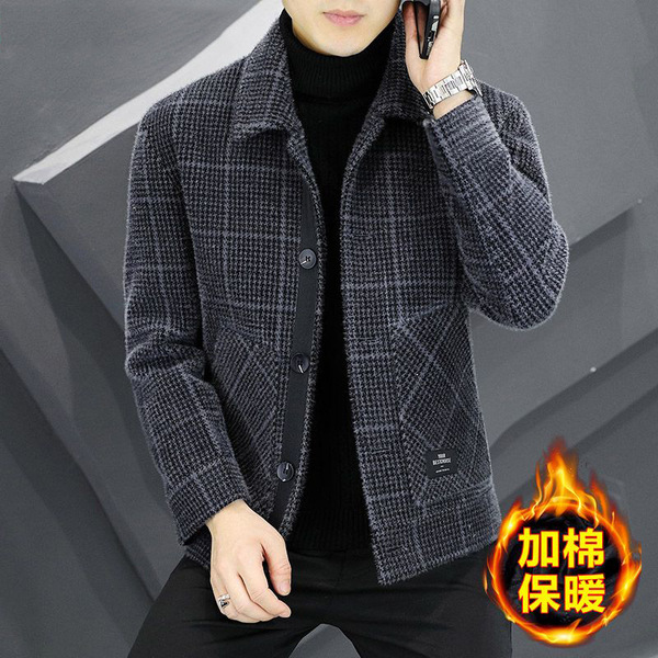 Men's woolen coat
