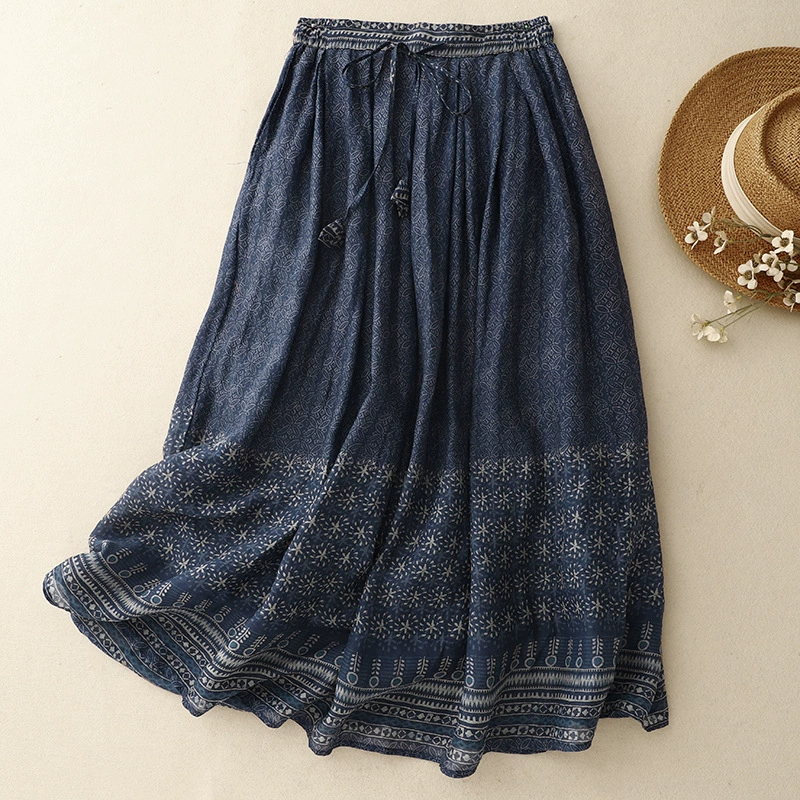 Двухслойная весенняя летняя литературная и художественная этническая стиль ретро