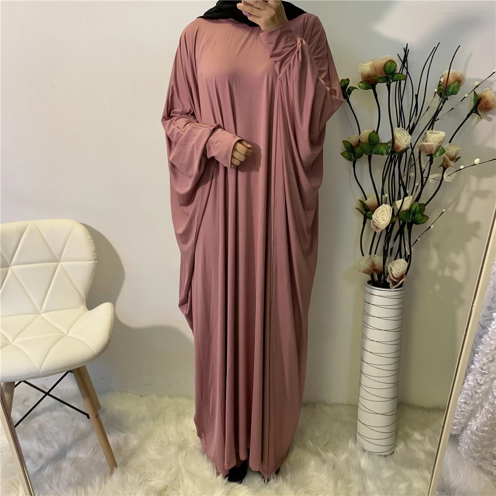 Women's Clothing Effortless Batwing Sleeve Dress, Solid Color Casual Shift Dress For Women_ecoleips.com